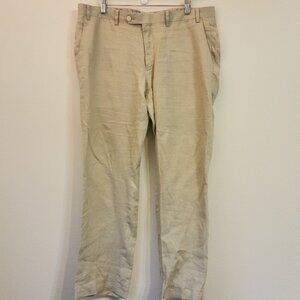 Lauren Ralph Lauren Black Label Linen Pant Women 36Wx29L Classic Tropical